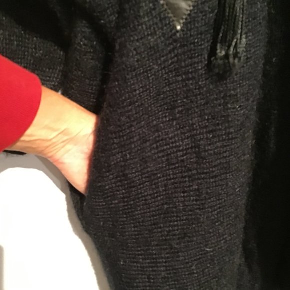 Lazio Boutique Mohair Knit Tapestry Detail Open Front Cardigan SIze L - Picture 10 of 13